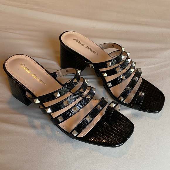 Public Desire Jamie Studded Mule Sandals - Picture 4 of 7